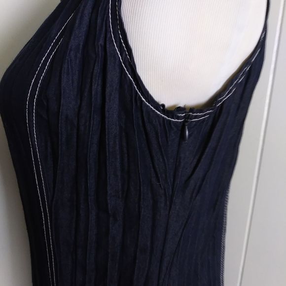 🌷Simon Chang Chambray jean zipper mini dress - Picture 5 of 8